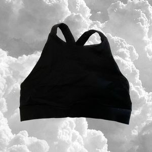 USED Black Sports Bra Tank | Size L